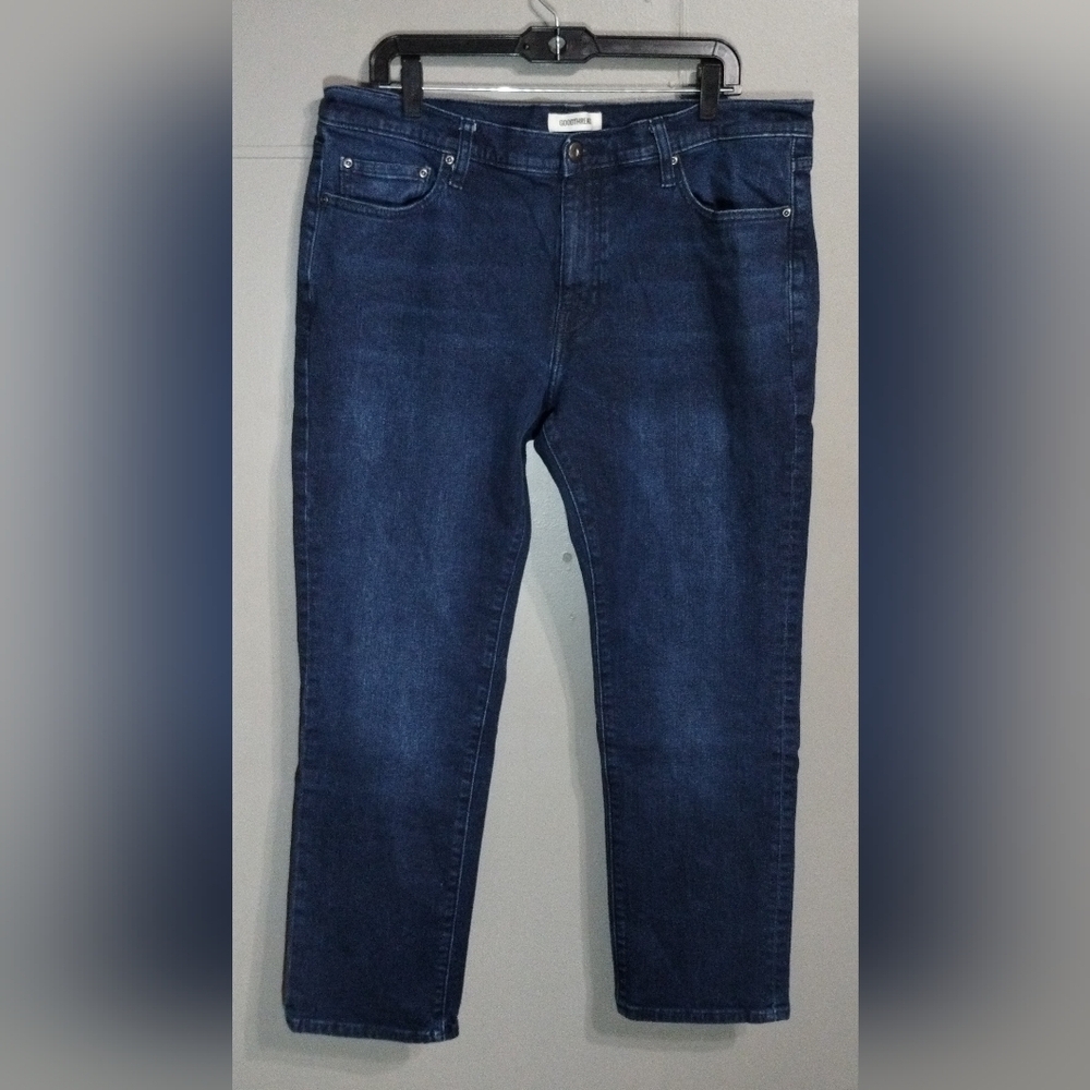 Goodthreads Men's Straight Leg, Slim Blue Jeans (38X29)
